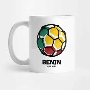 Benin Football Country Flag Mug